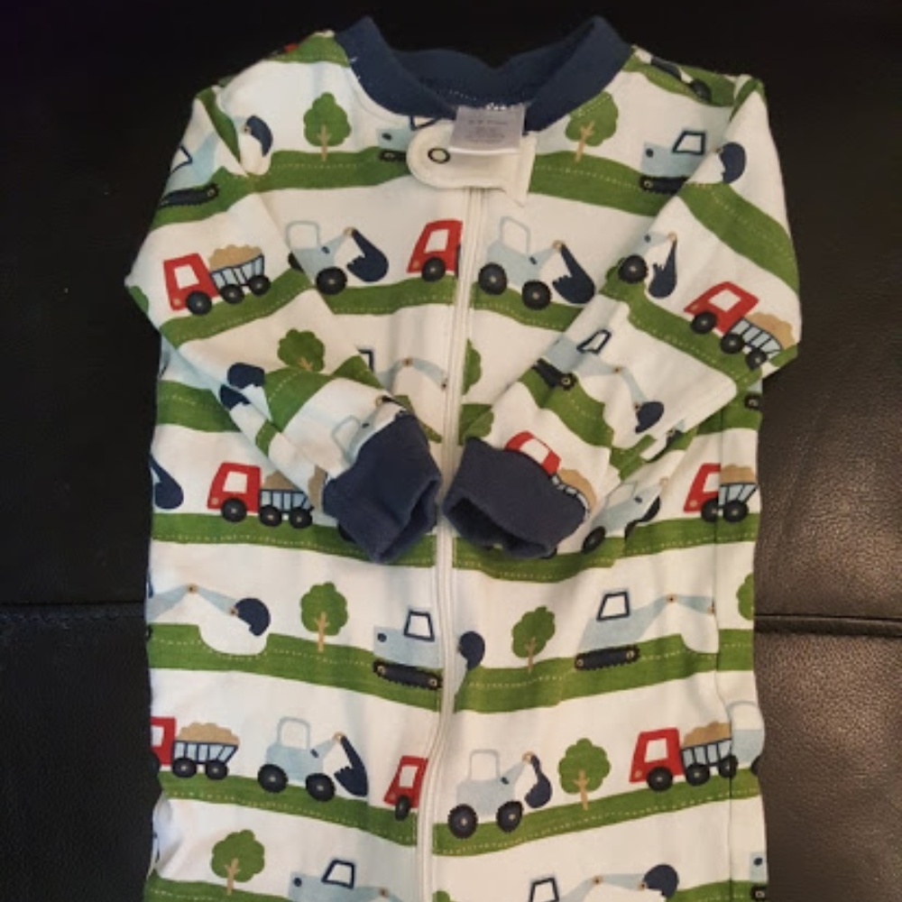 Baby oneies with Trucks size 3-6 Months